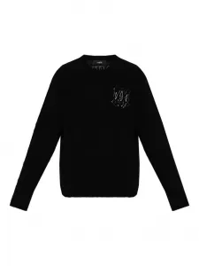 Свитер с круглым вырезом MA Amiri, черный