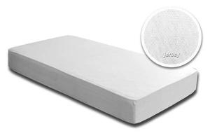 Простынь на подгонке One-Home Jersey weiß 90x200 cm, 90x25x200 см, белый