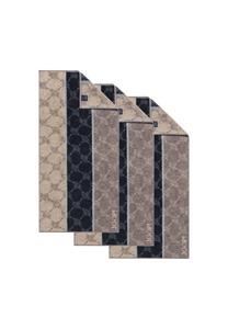 Полотенце, 3 шт. - Signature Cornflower Stripes, 50x100 см, махровое полотенце Joop!, размер: длина 100см, ширина 50см.