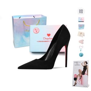 Be good Стройные каблуки на высоком каблуке с боковыми вырезами для женщин в подарочной упаковке черные, цвет Side Cut-Out Black