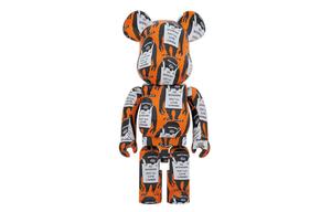 BE@RBRICK Оранжевая вывеска Monkey