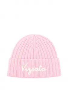 Вязаная шапка Wengen с вышивкой Mc2 Saint Barth Kids, розовый