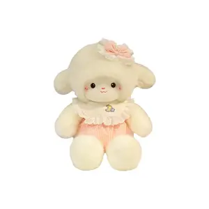 Плюшевая игрушка бегущий ягненок высота 33 см LALABABY