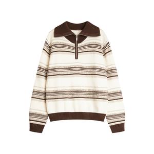 ELLE Тонкий кардиган Women's Coffee Lapel