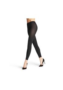 Леггинсы женские - хлопок на ощупь, матовые, однотонные FALKE, черный