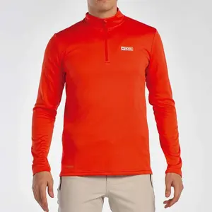 Мужская футболка с длинными рукавами Porto, оранжевая 8000