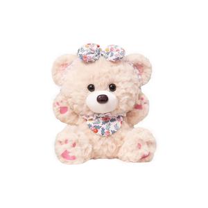 Плюшевая кукла Sweet Style Healing Bear с цветочным шарфом и цветочной повязкой, высота 22 см KUKADI