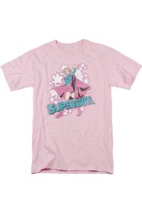 Футболка с коротким рукавом для взрослых DC Comics Im Supergirl Gildan, розовый
