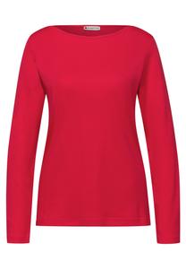 STREET ONE Лонгслив в красном цвете