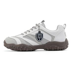 Низкие повседневные туфли мужские. Коробка в комплекте HACKBUTEER, White Gray