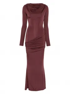 Макси-платье с драпировкой Paris Georgia, красный