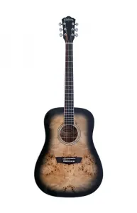 Акустическая гитара Washburn DFBDB Deep Forest Burl Dreadnought. Черный градиент DFBDB-U