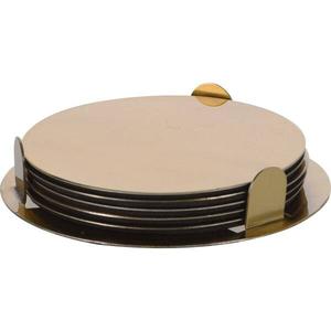 Набор из 6 подставок для чашек с подставкой. Excellent Houseware, желтый