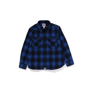 Повседневная рубашка FW25 для детей 3-7 лет A BATHING APE, синий