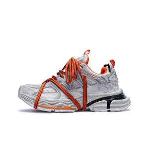 Износостойкие дышащие низкие кроссовки, увеличивающие рост, унисекс BASLS, Orange Red