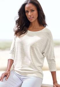 Блуза LASCANA 3/4-ARM, Sand