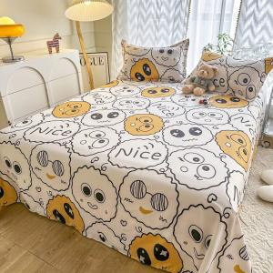 Yalu Простыня 180х230 см и 2 наволочки, угольный шар фея, ткань с начесом