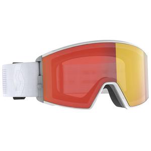 Горнолыжные очки React Mineral White светочувствительные красные хромированные Scott