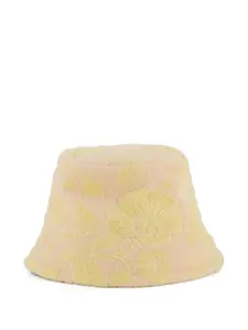 Панама с вышитым логотипом Chloé Kids, бежевый