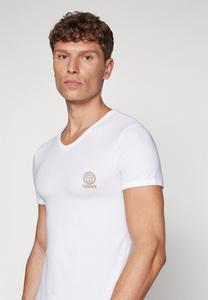 Майка SHORT SLEEVES V NECK TOPEKA NEW LOGO Versace, белый