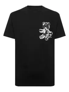 Футболка с принтом Teddy Bear Philipp Plein, черный