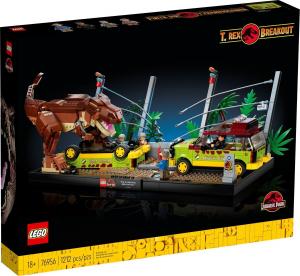 LEGO Jurassic World, блоки, кирпичи, Тираннозавр на свободе, 76956