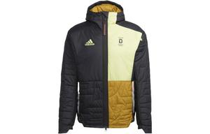 Стеганая куртка мужская черная Adidas, черный