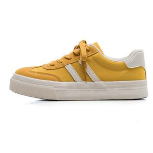 RENBEN Износостойкие и легкие низкие парусиновые туфли женские желтые