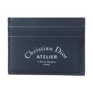 Картхолдер из зернистой телячьей кожи для мужчин, DIOR, Box(Set+Box)