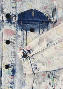 Джинсовая куртка "Bleach Denim Floral"