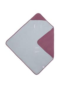 Легкое трикотажное одеяло-пеленка - розового и фиолетового цветов Makian