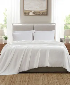 Тканое одеяло большого размера, размер King Becki Owens, белый