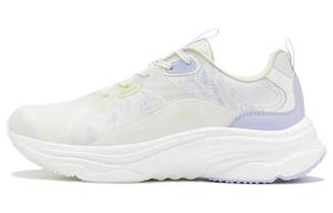 XTEP Женские белые голубые фиолетовые повседневные беговые кроссовки с амортизацией, противоскользящей подошвой и устойчивостью к истиранию