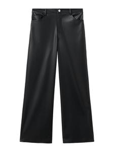 Широкие брюки MANGO TEEN Fivepu, черный