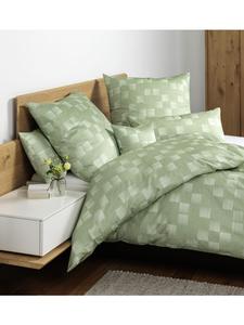 Постельное белье Janine Interlock Jersey Carmen S цвета лаймово-зеленый Janine, 135 x 200 + 80 x 80 см