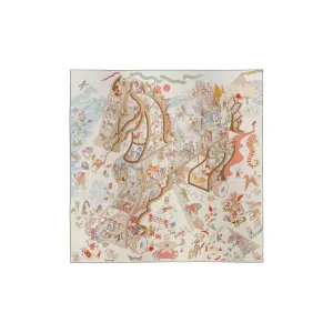 HERMES Шелковый шарф бежевый Women's Beige, Beige