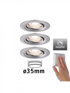 Встраиваемый светодиодный светильник Nova Mini Plus, базовый комплект, поворотный Paulmann