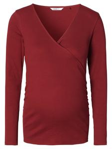 Рубашка для кормящих матерей Сара цвета Тибетский красный Noppies