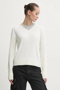 Свитер с добавлением шелка Guess Jeans, бежевый