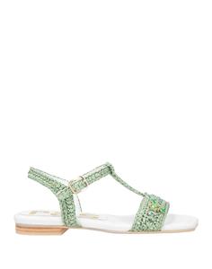 Сандалии Ras, светло-зелёный