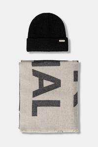 Шапка и шарф Barbour, черный