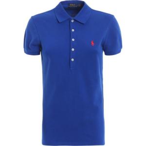 Поло с вышивкой пони Polo Ralph Lauren, синий