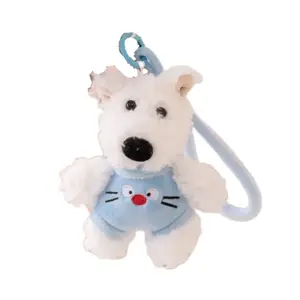 Плюшевый кулон в виде щенка вест хайленд шнауцера высота 12см Howard, синий