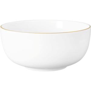 Сельтман Вайден миска для мюслей Либерти - золотой кант 1 шт., фарфор, диаметр 15 см Seltmann Weiden, белый/золотистый