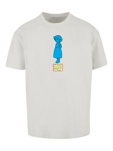 Футболка оверсайз Heidi From The Alps цвета светлого асфальта F4NT4STIC