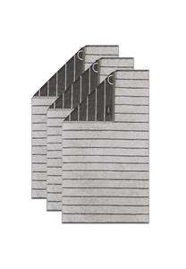 Полотенце гостевое Cawö Balance, 3 штуки, 30x50 см, платиновый