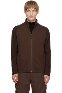 SSENSE Эксклюзивная коричневая толстовка 7.0 Right POST ARCHIVE FACTION (PAF)