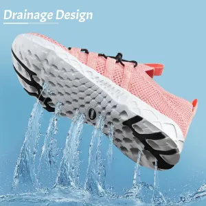 Водные тапочки ATHMILE для мужчин и женщин, для ходьбы босиком, плавания, рек, озер и бассейнов, акваносочки, пляжные, быстросохнущие, для походов, серфинга, каякинга, спортивные аксессуары, необходимые для кемпинга, розовый