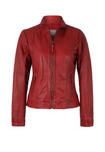 Кожаная куртка классического дизайна 7eleven, красный