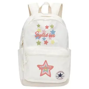 Converse Полиэстеровый рюкзак обычный унисекс белый, Polka Dot Stars